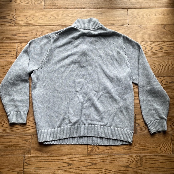 LL BEAN Men's Cotton Sweater, Quarter-Zip size XL - Picture 9 of 9